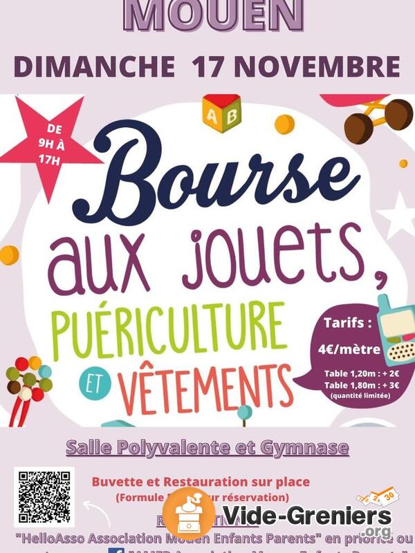 Bourse aux jouets et à la puériculture