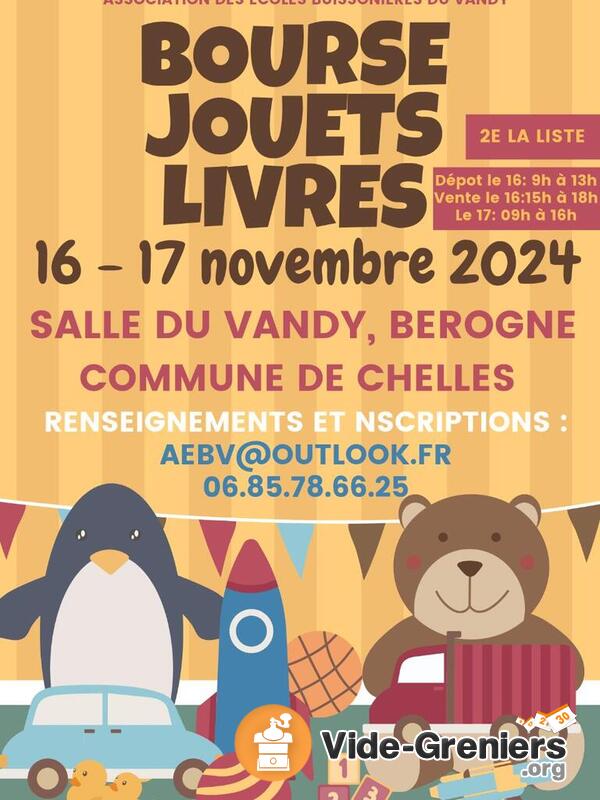 Bourse jouets et livres