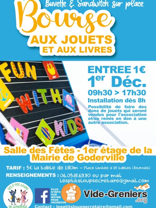 Bourse aux jouets et aux livres