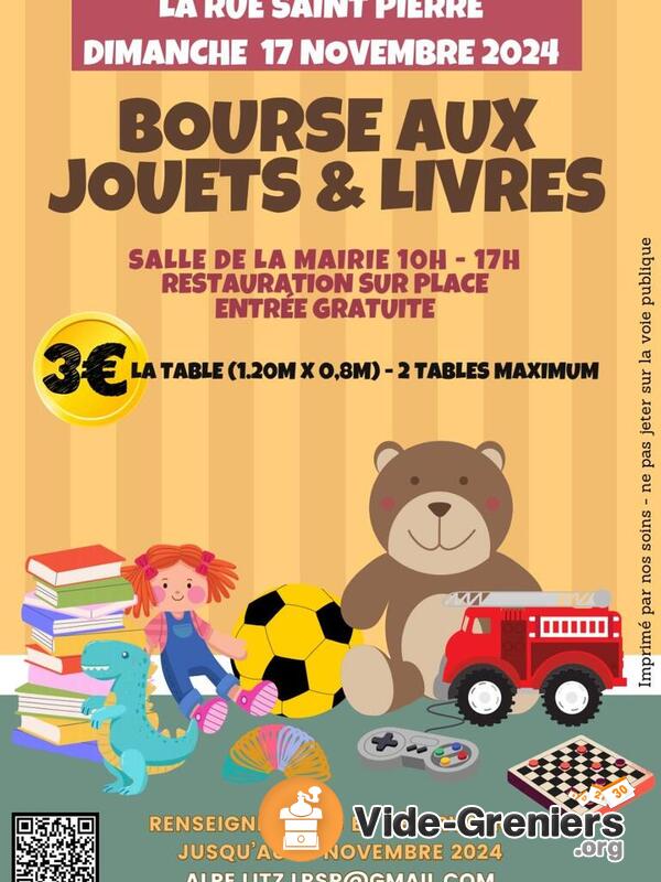 Bourse aux jouets et aux livres