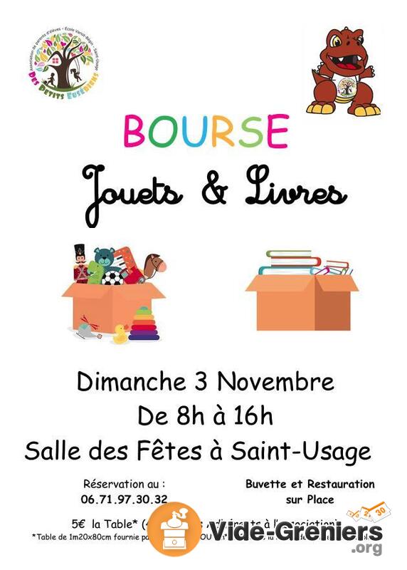 Bourse aux jouets et aux livres