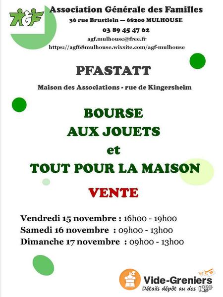 Bourse aux jouets et maison