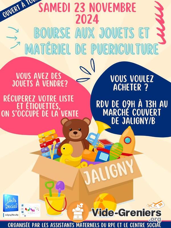 Bourse aux jouets et matériel de puériculture