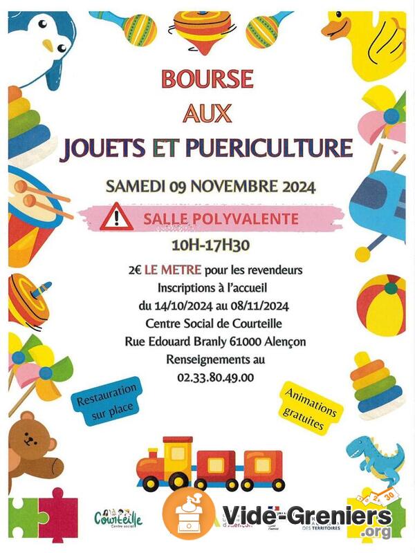 Bourse aux jouets et puericulture