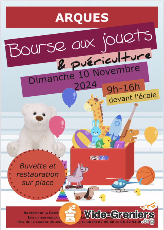 Bourse aux jouets et puériculture