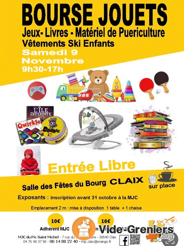 Bourse aux jouets et puériculture