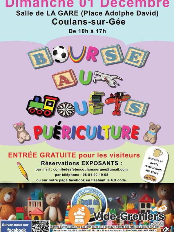 Bourse aux jouets et puériculture