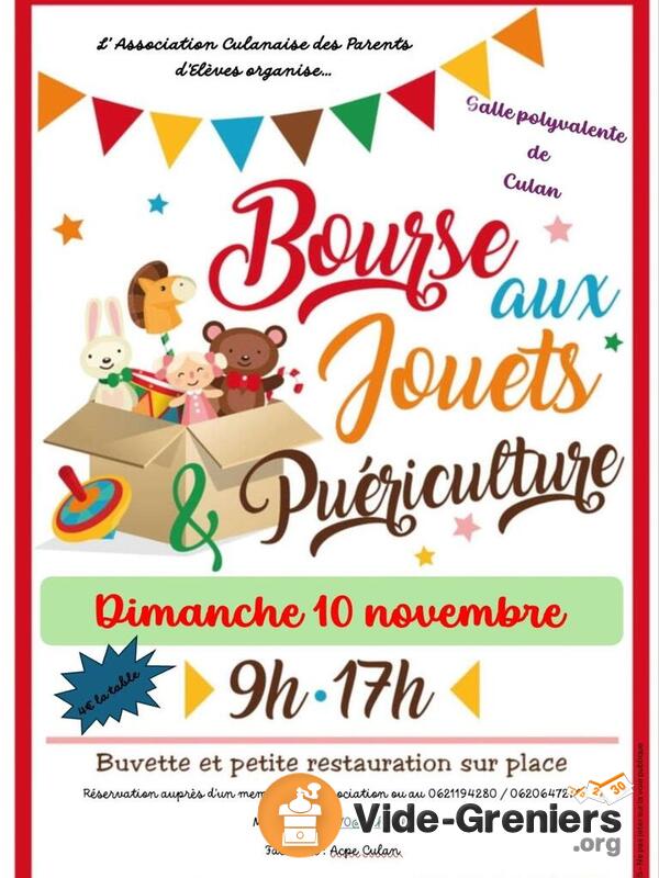 Bourse aux jouets et puériculture