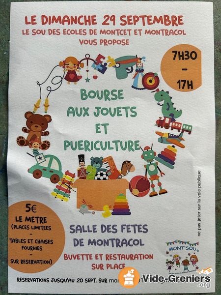 Bourse aux jouets et la puériculture