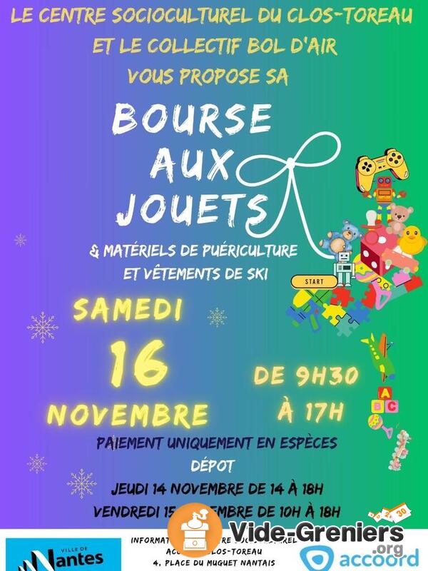 Bourse aux jouets et puériculture