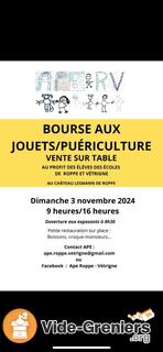 Bourse jouets et puériculture