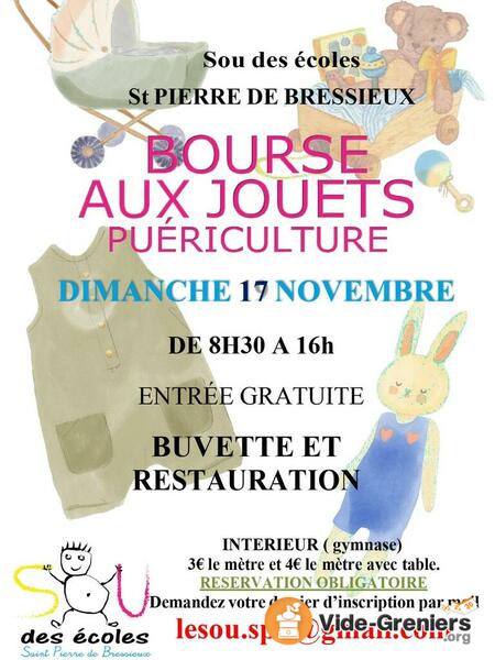 Bourse aux jouets et puériculture