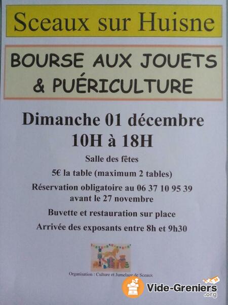 bourse aux jouets et puériculture