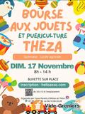 Bourse aux jouets et puericulture à Theza par l'ape