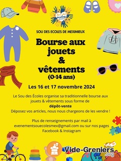 Photo de l'événement Bourse aux jouets et vêtements 0-14 ans