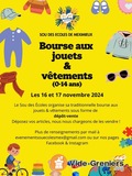 Bourse aux jouets et vêtements 0-14 ans