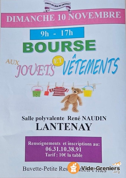 Bourse aux jouets et vetements