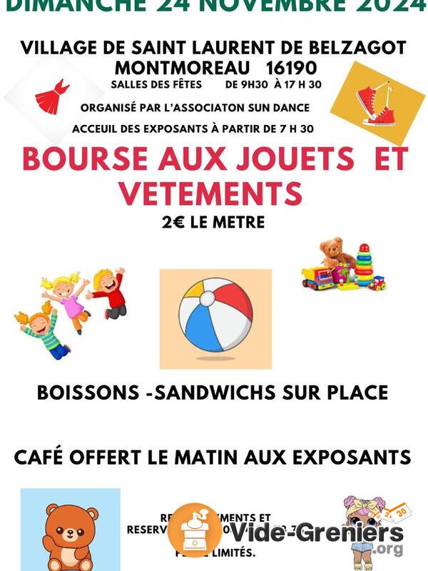 Bourse aux jouets et vêtements