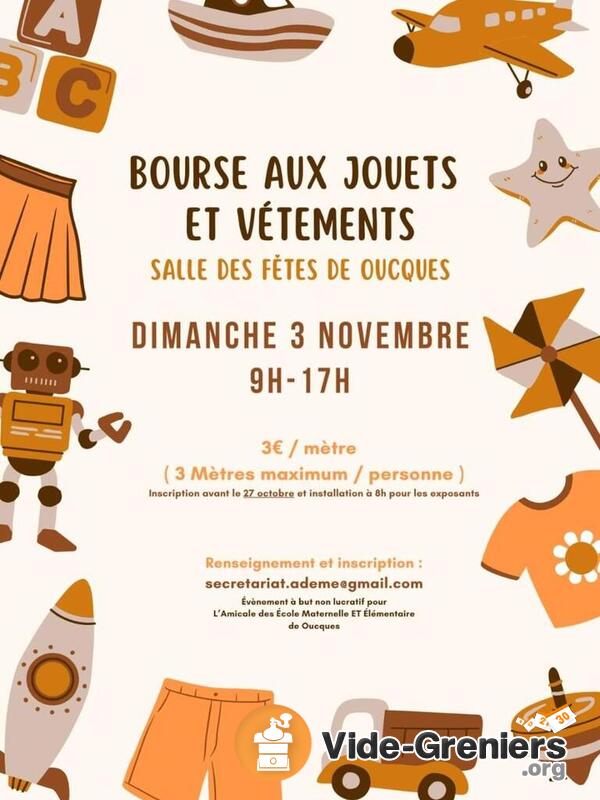 Bourse aux jouets et vêtements