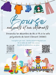 Photo de l'événement Bourse aux jouets et aux vêtements