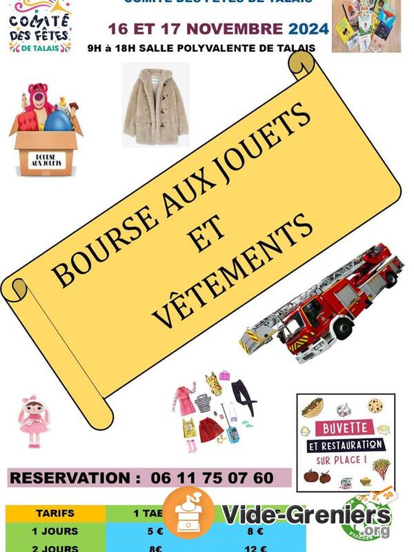 Bourse aux jouets et vêtements