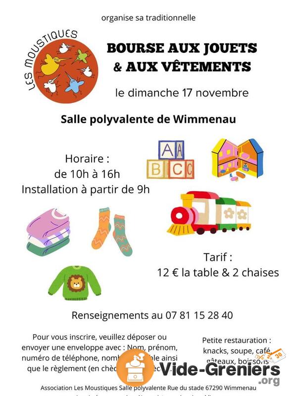 Bourse aux jouets et aux vêtements