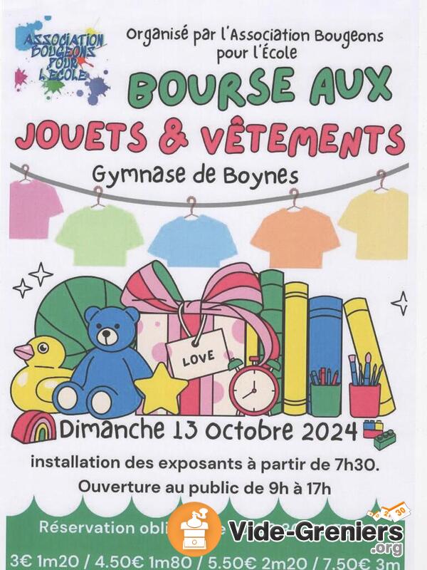 Bourse aux jouets et vêtements adultes et enfants