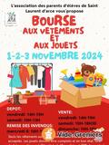 Photo Bourse aux jouets et vêtements du 1er au 3 novembre à Saint-Laurent-d'Arce