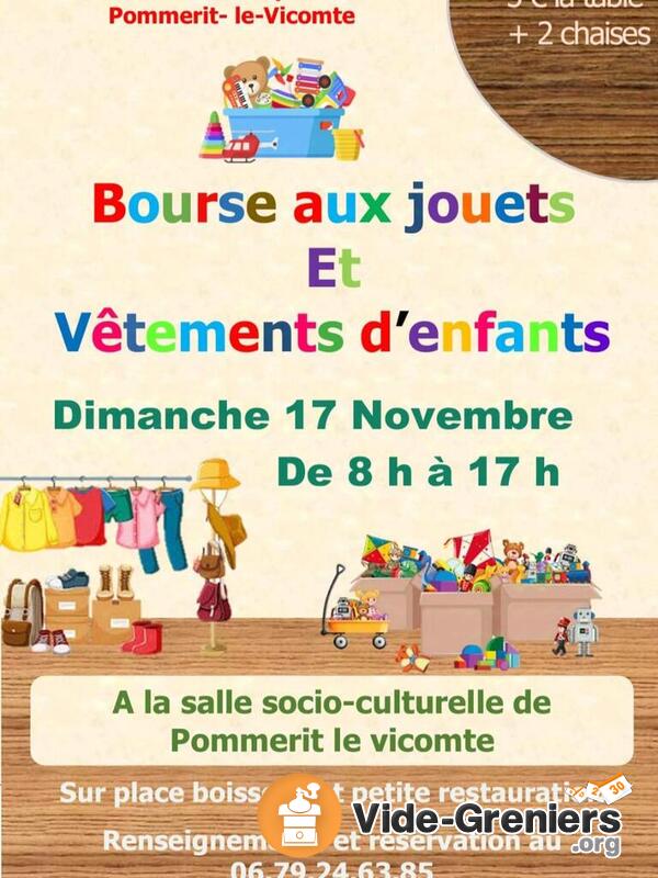 Bourse aux jouets et vêtements d'enfants