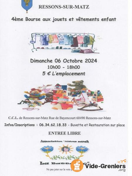 bourse aux jouets et vêtements enfants