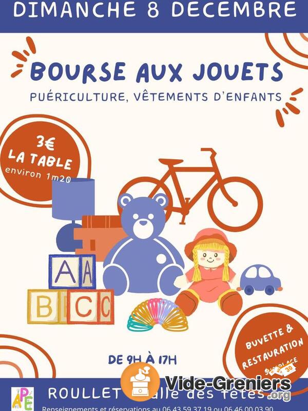 Bourse aux jouets et vêtements d'enfants