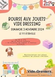 Bourse aux jouets et vide dressing