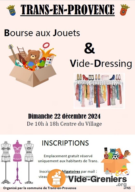 Bourse aux jouets et Vide Dressing