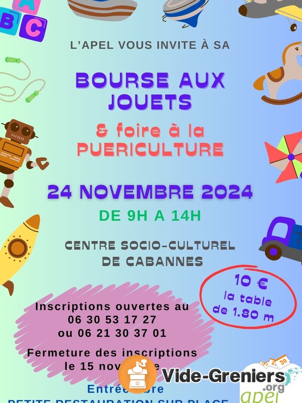 Bourse aux jouets-Foire à la puériculture