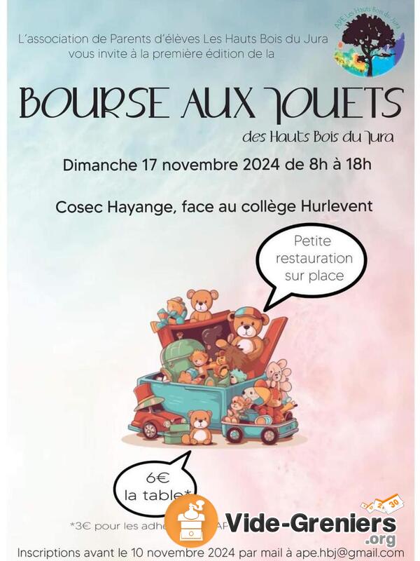 Bourse aux Jouets des Hauts Bois du Jura