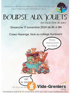 Photo de l'événement Bourse aux Jouets des Hauts Bois du Jura