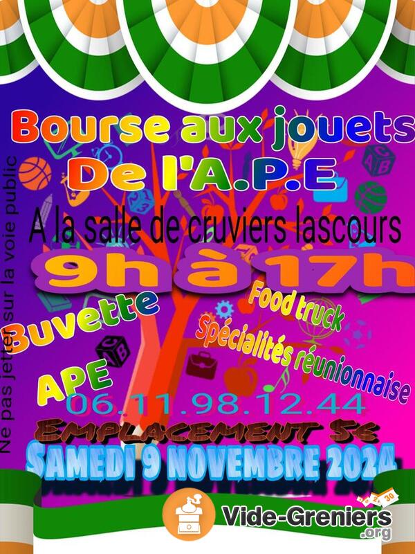 Bourse aux jouets de l'A.P.E