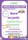 Bourse aux jouets de l'APE Rivière Ligré.