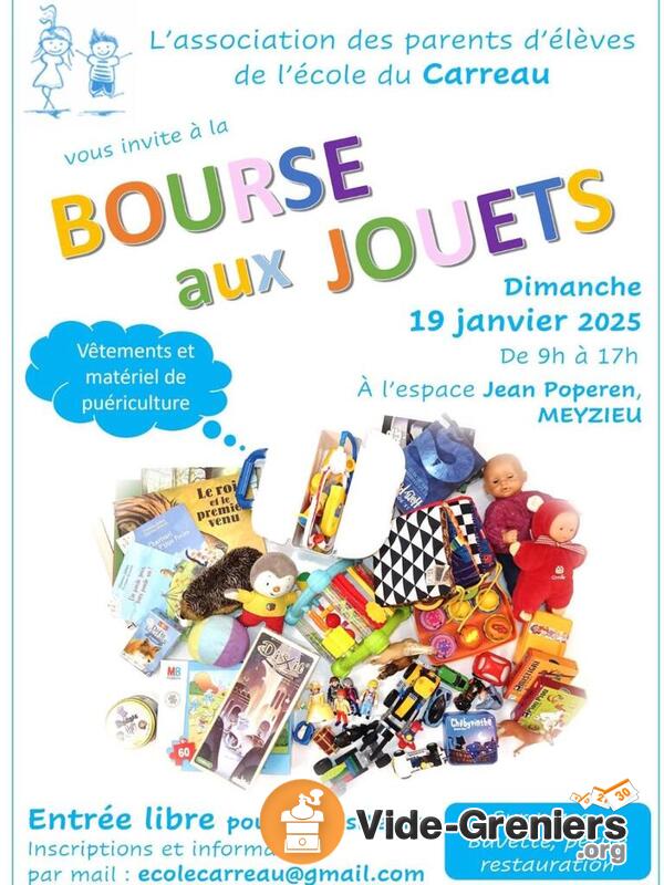 Bourse aux jouets de l'APEL du Carreau