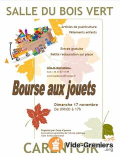 Bourse aux jouets de l'école publique CARENTOIR