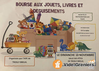 Photo de l'événement Bourse aux jouets, livres, costumes