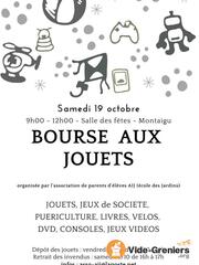 Bourse aux jouets, livres, matériel de puériculture