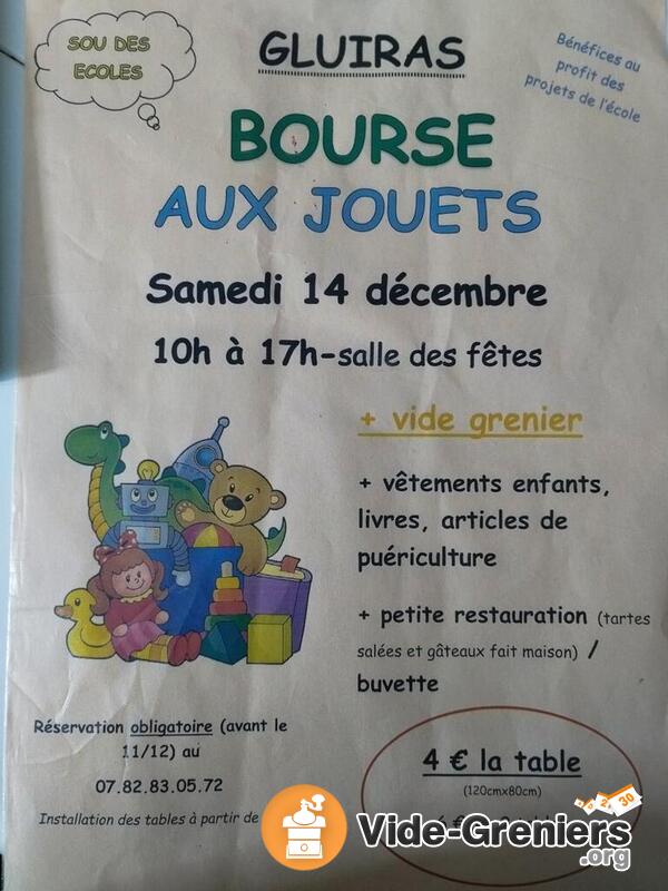 Bourse aux jouets plus vide-grenier