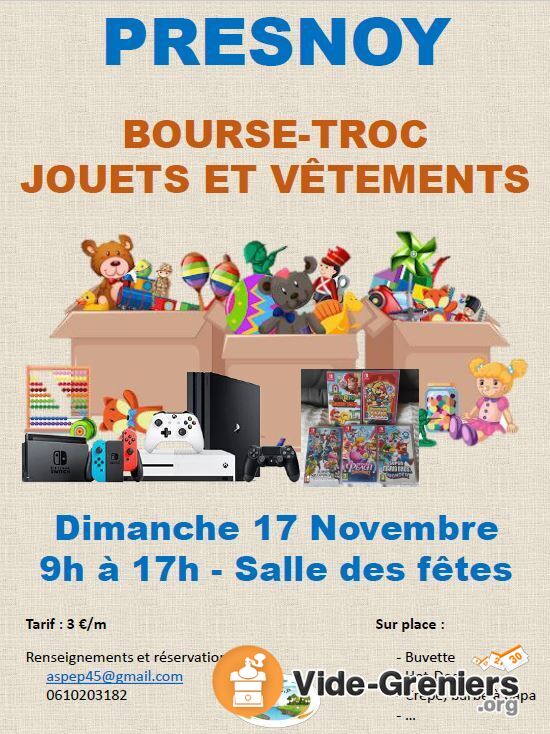 Bourse aux jouets de Presnoy