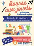 Bourse aux jouets, puériculture et vêtements enfant