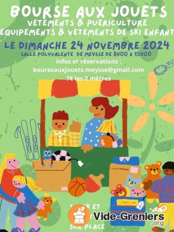 Bourse aux jouets, puériculture et vêtements enfants, ski en