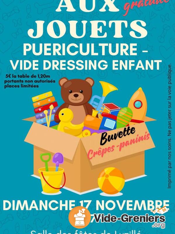 Bourse aux jouets, puériculture et vide dressing enfant