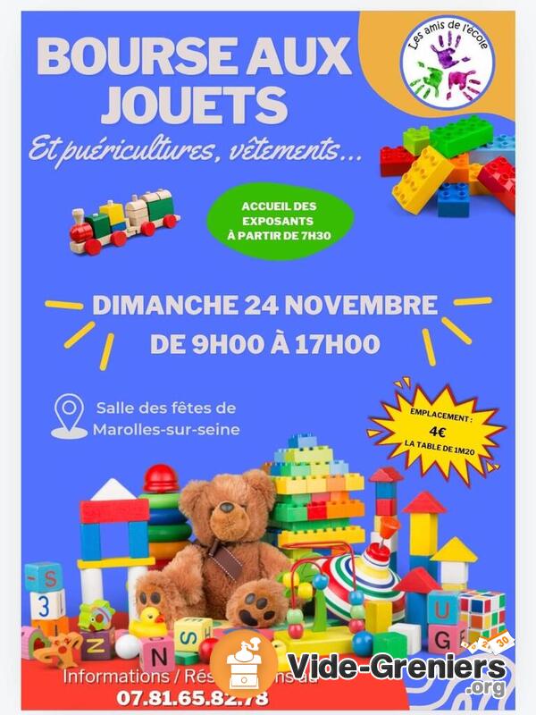 Bourse aux jouets, puéricultures et vêtements