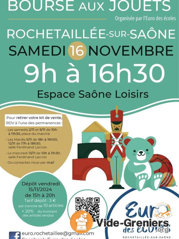 BOURSE AUX JOUETS à Rochetaillée sur Saone