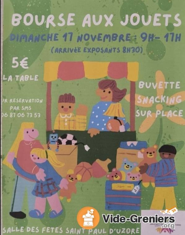 Bourse aux jouets de SAINT PAUL D’UZORE